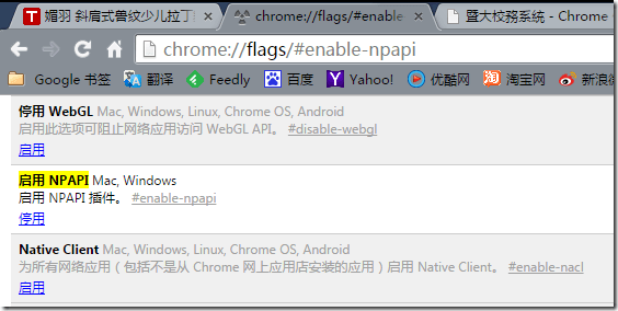 Chrome Enable NPAPI for Aliwangwang